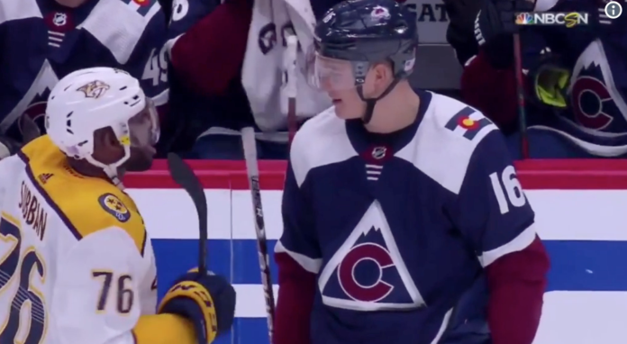 Subban chirping Zadorov
