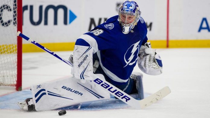 Andrei Vasilevskiy Andrei Vasilevskiy Tampa Bay Lightning goaltender Vezina Trophy winner