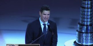 Sidney Crosby speech at Rimouski jersey retirement ceremony Sidney Crosby gives speech at Rimouski retirement ceremony