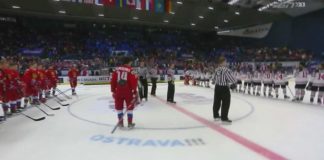 Team Russia upset after Canada captain Barrett Hayton doesn’t remove helmet for anthem rigori Denisenko mad at Barrett Hayton