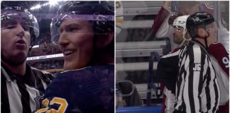 Mic picks up Nazem Kadri ruthlessly chirping Sabres’ defenseman Brandon Montour