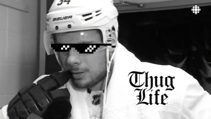Auston-Matthews-thug-life Auston Matthews funniest moments