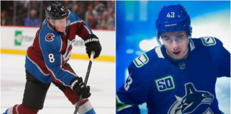 Analyzing the Cale Makar vs. Quinn Hughes Calder debate Cale Makar of the Colorado Avalanche and Quinn Hughes of the Vancouver Canucks