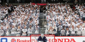Three sleeper teams for the 2020 Stanley Cup Playoffs Winnipeg Jets' goalie Connor Hellebuyck in front of the Winnipeg whiteout