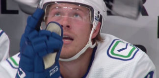 Brock Boeser pays tribute to late friend after scoring playoff goal Brock Boeser points to the heavens for his late friend Ty Alyea
