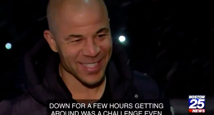 Iginla Jarome Iginla interview by Boston tv station