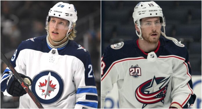 Patrik Laine traded for Pierre-Luc Dubois Winnipeg Jets' Patrik Laine traded for Columbus Blue Jackets' Pierre-Luc Dubois