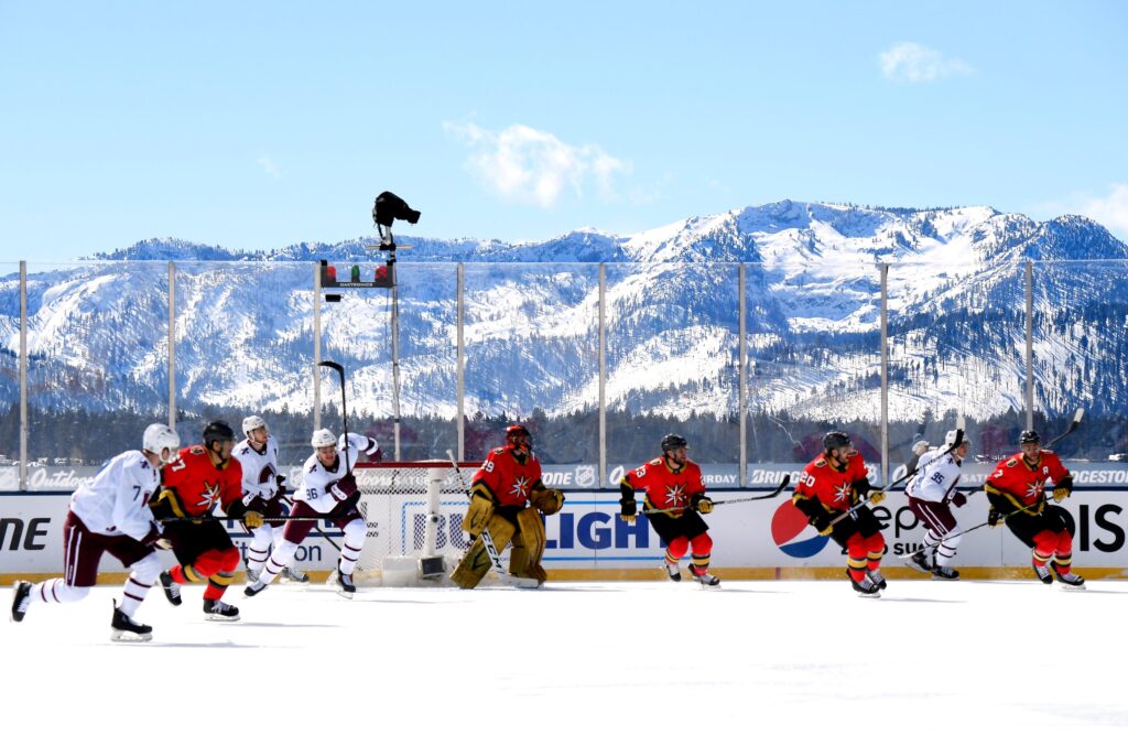 Marc-Andre Fleury at Lake Tahoe