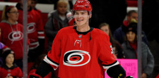 Carolina Hurricanes forward Andrei Svechnikov