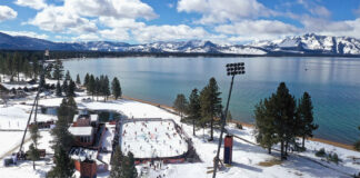 All the best photos from the NHL outdoor games at Lake Tahoe The NHL outdoor game at Lake Tahoe