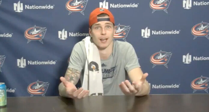Elvis Merzlikins Elvis Merzlikins gives honest interview