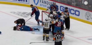 Ryan Reaves assessed match penalty for injuring Ryan Graves in Game 1 Ryan Reaves injures Ryan Graves