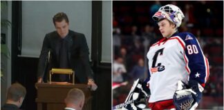 Elvis Merzlikins says Matiss Kivlenieks saved his life in fireworks incident Elvis Merzlikins says Matiss Kivlenieks saved his life in fireworks incident