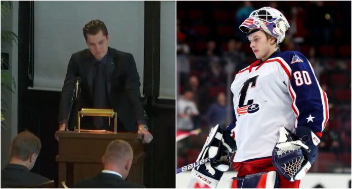 Merzlikins save Kivlenieks Elvis Merzlikins says Matiss Kivlenieks saved his life in fireworks incident