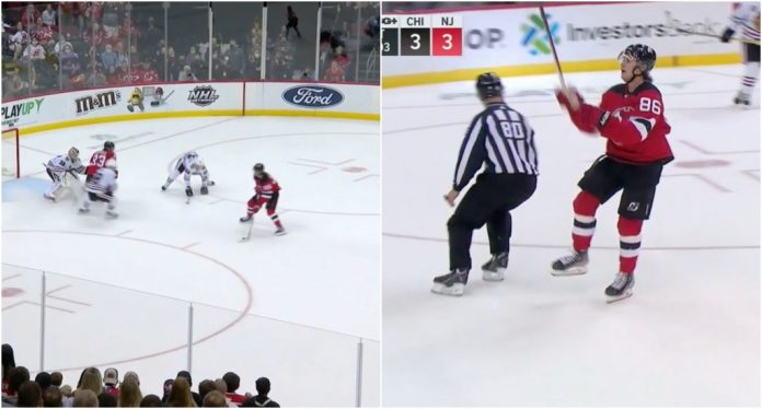 Jack Hughes goal Jack Hughes OT winner and stick celebration