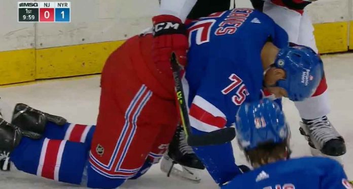 Ryan-Reaves-presesaon-injury Ryan Reaves tangles with PK Subban