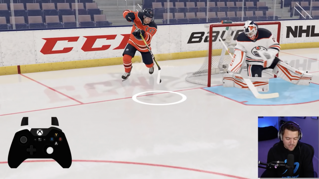 NHL 22 Michigan Move controls