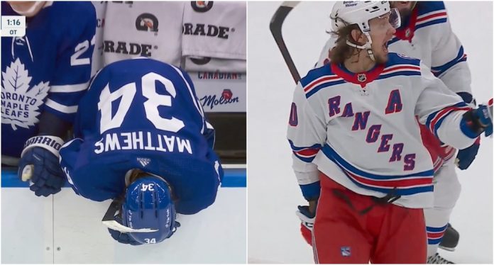 Rangers and Maple Leafs overtime Rangers and Maple Leafs overtime