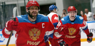 Alex Ovechkin and Evgeny Kuznetsov projected Team Russia Olympic roster