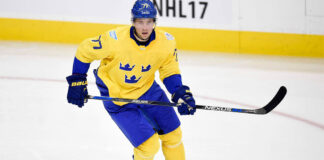 Vicotr Hedman playing for Team Sweden at the Olympics