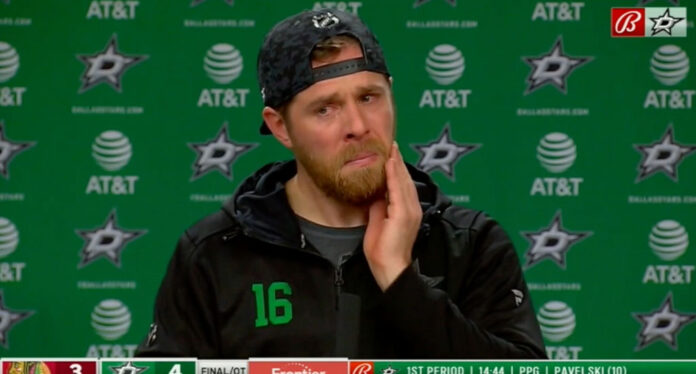 Pavelski-injury Joe Pavelski gives emotional interview Tanner Kero injury