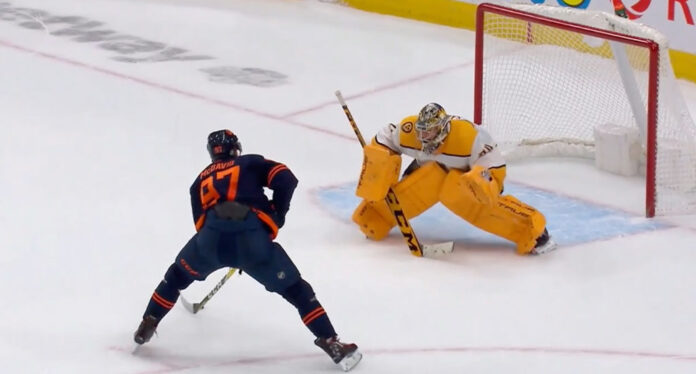 Connor-McDavid-shootout-goal Connor McDavid scores insane shootout goal vs Nashville Predators