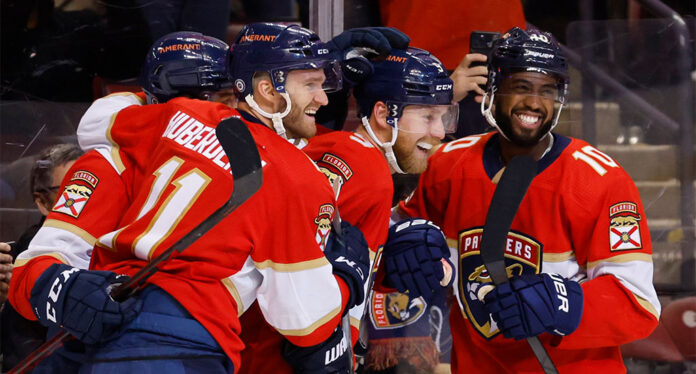 Florida-Panthers-goal Florida Panthers celebrate goal