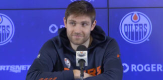 Leon Draisaitl clashes with Edmonton reporter Leon Draisaitl clashes with Edmonton reporter Jim Matheson