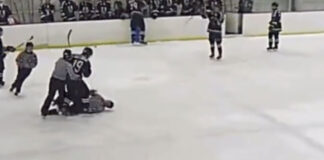 Junior hockey player receives lifetime ban for sucker punching ref Junior hockey player Paul Halloran sucker punch ref