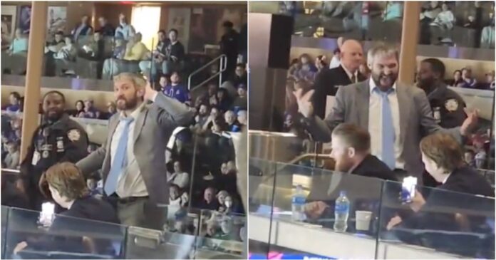 Ovechkin trolls Rangers fans Alex Ovechkin trolls Rangers fans at Madison Square Garden