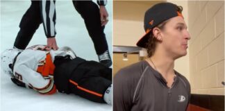 Trevor Zegras calls out Coyotes for beating up Troy Terry Trevor Zegras calls put Coyotes Jay Beagle for injuring teammate Troy Terry