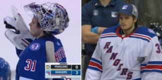 Igor Shesterkin pulled twice vs Penguins after waving them goodbye Igor Shesterkin pulled twice vs Penguins after wave goodbye