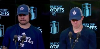 Auston Matthews and Mitch Marner fight back tears after Game 7 loss Auston Matthews and Mitch Marner fight back tears in Game 7 post-game interviews