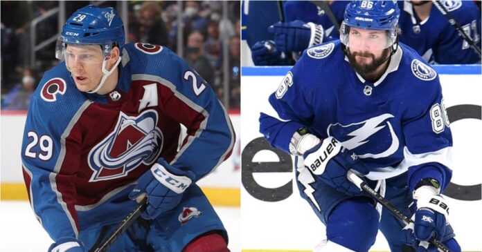 2022 Conn Smythe Trophy candidates Nathan MacKinnon and Nikita Kucherov are 2022 Conn Smythe Trophy candidates
