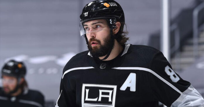 LA-Kings-Drew-Doughty Los Angeles Kings Drew Doughty is the NHL's second-highest-paid defenseman