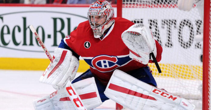 Montreal-Canadiens-Carey-Price Carey Price makes a save for the Montreal Canadiens