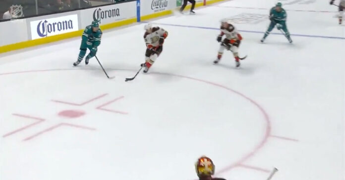 Jakob-Silfverberg-scores-own-goalie Anaheim Ducks Jakob Silfverberg scores on own goalie