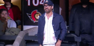 Ryan Reynolds attends Senators game, receives standing ovation Ryan Reynolds attends Ottawa Senators NHL game