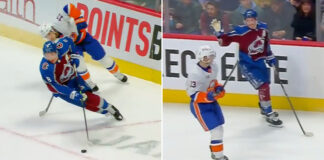 Cale Makar cancels penalty on Islanders’ Mat Barzal Cale Makar cancels penalty on Mat Barzal