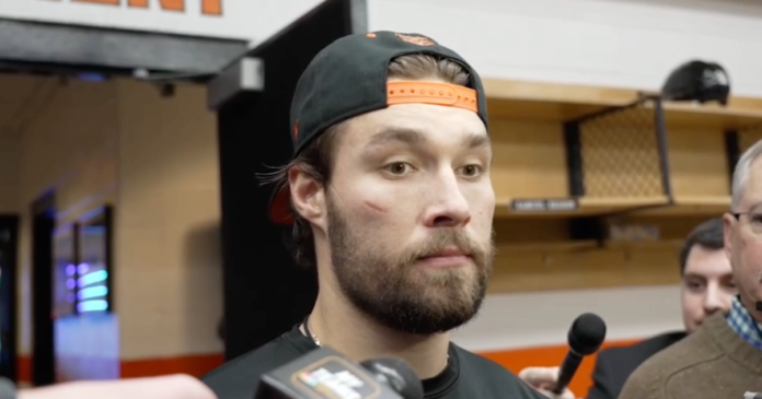 Ivan Provorov interview Ivan Provorov explains why he didn't wear pride jersey