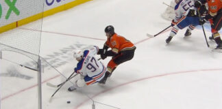 Connor McDavid puts spin move on Trevor Zegras, scores nasty backhand goal Connr McDavid puts spin move on Trevor Zegras