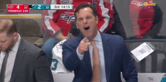Sharks coach David Quinn ejected against Washington Capitals San Jose Sharks coach David Quinn ejected for abuse of officials against Washington