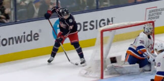 Kent Johnson scores ‘Michigan’ goal on Mike Legg anniversary Kent Johnson scores Michigan goal