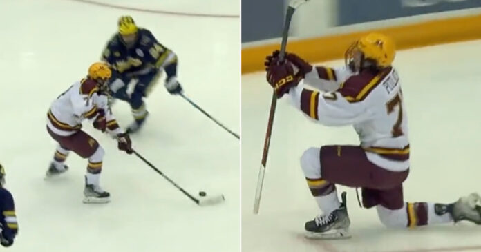 Rhett Pitlick goal Rhett Pitlick scores unbelievable goal