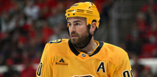 NHL Players Without Visors (2024) Ryan O'Reilly is among the rare NHL visorless players