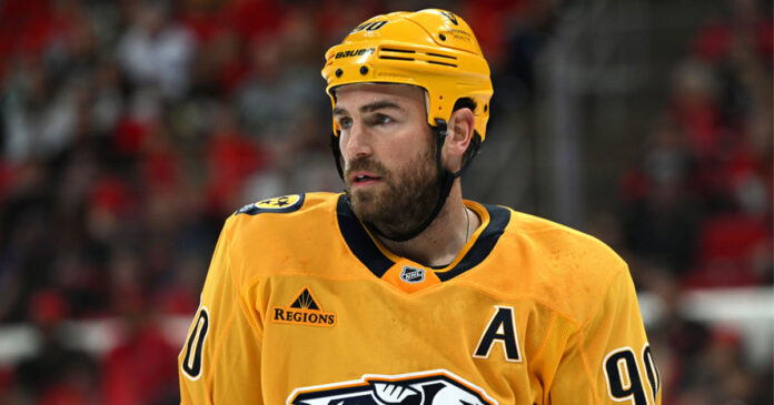 Ryan-O'Reilly-no-visor-2024 Ryan O'Reilly is among the rare NHL visorless players
