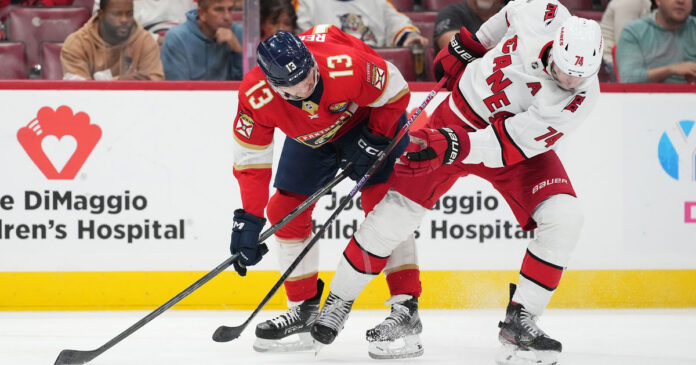 Hurricanes-vs-Panthers Carolina Hurricanes vs Florida Panthers