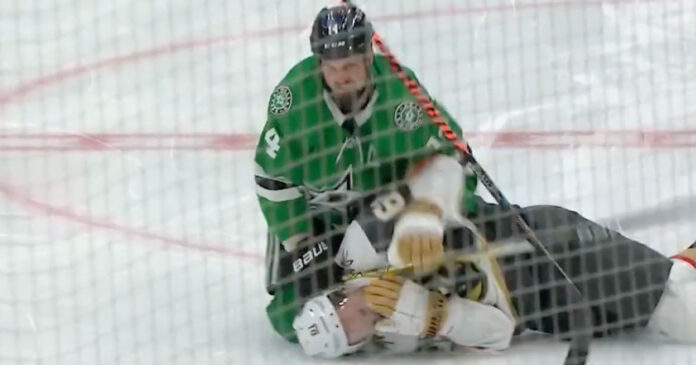 Jamie-Benn-vicious Jamie Benn ejected for vicious cross-check on Mark Stone