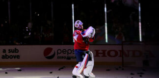 Panthers goalie Sergei Bobrovsky makes Stanley Cup Playoff history Florida Panthers goalie Sergei Bobrovsky acknowledges crowd