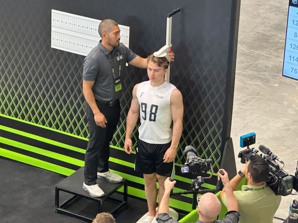 Connor Bedard height at NHL Combine